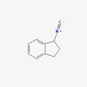 molecular formula C10H9N B3003989 1-isocyano-2,3-dihydro-1H-indene CAS No. 728919-98-0; 728920-01-2