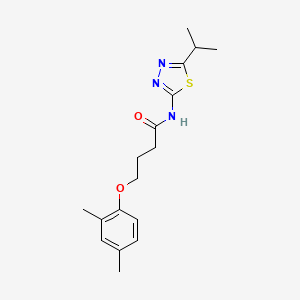 4-(2,4-dimethylphenoxy)-N-(5-isopropyl-1,3,4-thiadiazol-2-yl)butanamide