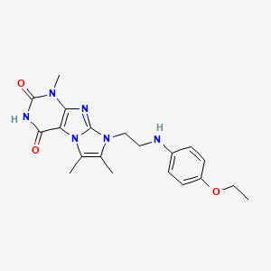 8-(2-((4-ethoxyphenyl)amino)ethyl)-1,6,7-trimethyl-1H-imidazo[2,1-f]purine-2,4(3H,8H)-dione