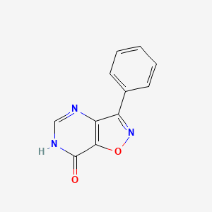 3-phenyl-6H,7H-[1,2]oxazolo[4,5-d]pyrimidin-7-one