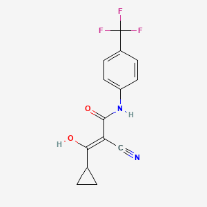 molecular formula C14H11F3N2O2 B3004014 PfDHODH-IN-1 CAS No. 1148125-81-8; 183945-55-3