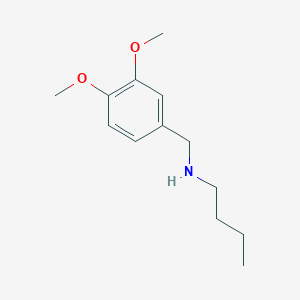 molecular formula C13H21NO2 B3004024 N-[(3,4-二甲氧基苯基)甲基]丁-1-胺 CAS No. 170115-42-1