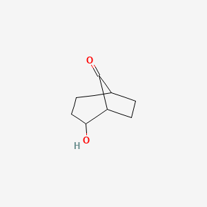 molecular formula C8H12O2 B3004032 2-羟基二环[3.2.1]辛烷-8-酮 CAS No. 23104-83-8