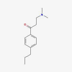 molecular formula C14H21NO B3004046 3-(Dimethylamino)-1-(4-propylphenyl)propan-1-one CAS No. 123119-85-7