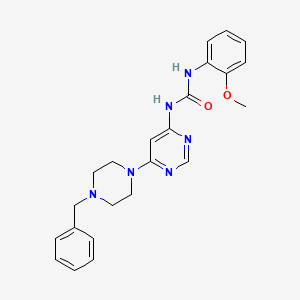 1-(6-(4-Benzylpiperazin-1-yl)pyrimidin-4-yl)-3-(2-methoxyphenyl)urea