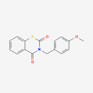 3-(4-methoxybenzyl)-2H-1,3-benzothiazine-2,4(3H)-dione