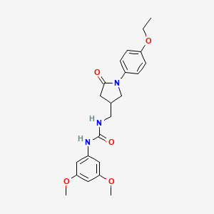 1-(3,5-Dimethoxyphenyl)-3-((1-(4-ethoxyphenyl)-5-oxopyrrolidin-3-yl)methyl)urea