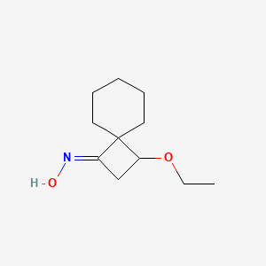 (NE)-N-(1-ethoxyspiro[3.5]nonan-3-ylidene)hydroxylamine
