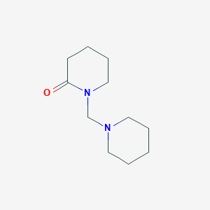 molecular formula C11H20N2O B3004114 1-(Piperidinomethyl)piperidin-2-one CAS No. 259133-24-9