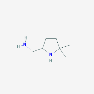 (5,5-Dimethylpyrrolidin-2-yl)methanamine