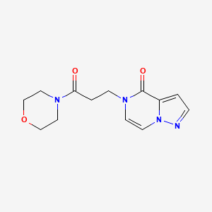 5-(3-Morpholin-4-yl-3-oxopropyl)pyrazolo[1,5-a]pyrazin-4-one