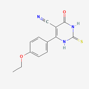 6-(4-Ethoxyphenyl)-4-oxo-2-thioxo-1,2,3,4-tetrahydropyrimidine-5-carbonitrile
