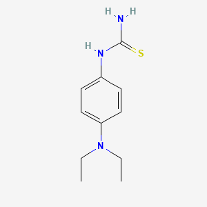 molecular formula C11H17N3S B3004154 (4-二乙氨基苯基)硫脲 CAS No. 3394-70-5