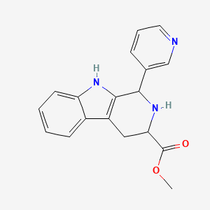 methyl 1-(pyridin-3-yl)-2,3,4,9-tetrahydro-1H-beta-carboline-3-carboxylate