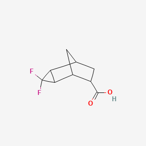3,3-Difluorotricyclo[3.2.1.02,4]octane-6-carboxylic acid