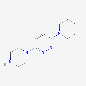 3-(Piperazin-1-yl)-6-(piperidin-1-yl)pyridazine