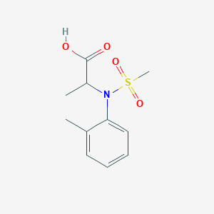 N-(2-methylphenyl)-N-(methylsulfonyl)alanine