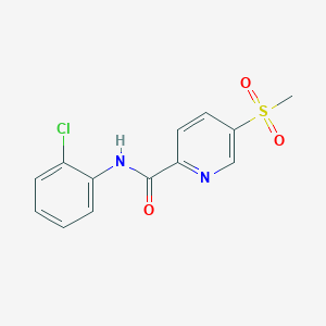 N-(2-chlorophenyl)-5-(methylsulfonyl)picolinamide