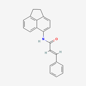 (2E)-N-(1,2-dihydroacenaphthylen-5-yl)-3-phenylprop-2-enamide