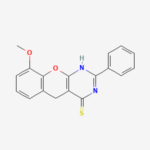 9-methoxy-2-phenyl-3H-chromeno[2,3-d]pyrimidine-4(5H)-thione