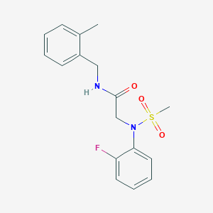 molecular formula C17H19FN2O3S B300431 Cambridge id 6463961 