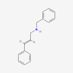 molecular formula C16H17N B3004324 (E)-N-benzyl-3-phenylprop-2-en-1-amine CAS No. 40032-55-1