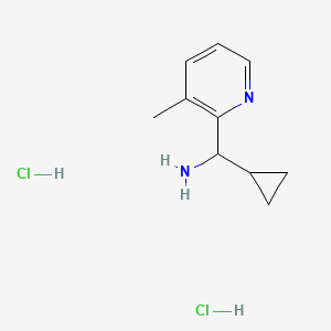 Cyclopropyl(3-methylpyridin-2-yl)methanamine dihydrochloride