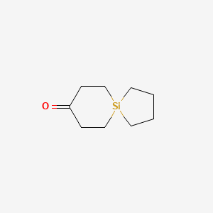 molecular formula C9H16OSi B3004342 5-Silaspiro[4.5]decan-8-one CAS No. 1330166-63-6