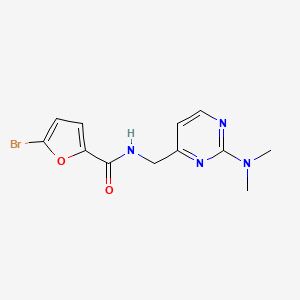 5-Bromo-N-[[2-(dimethylamino)pyrimidin-4-yl]methyl]furan-2-carboxamide