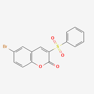 6-bromo-3-(phenylsulfonyl)-2H-chromen-2-one