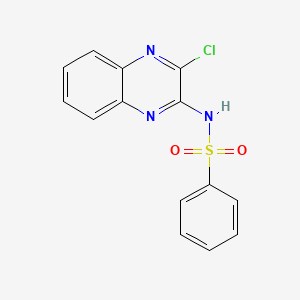 N-(3-chloroquinoxalin-2-yl)benzenesulfonamide