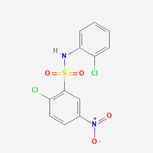 2-chloro-N-(2-chlorophenyl)-5-nitrobenzenesulfonamide