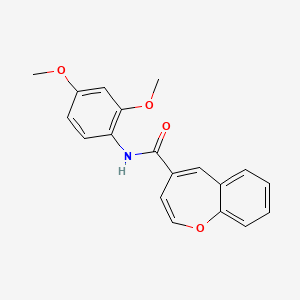 N-(2,4-dimethoxyphenyl)-1-benzoxepine-4-carboxamide
