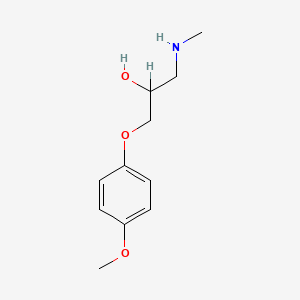 molecular formula C11H17NO3 B3004437 1-(4-Methoxyphenoxy)-3-(methylamino)propan-2-ol CAS No. 69336-80-7