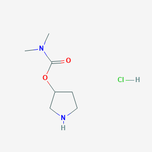 pyrrolidin-3-yl N,N-dimethylcarbamate hydrochloride