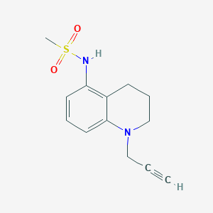 N-[1-(prop-2-yn-1-yl)-1,2,3,4-tetrahydroquinolin-5-yl]methanesulfonamide