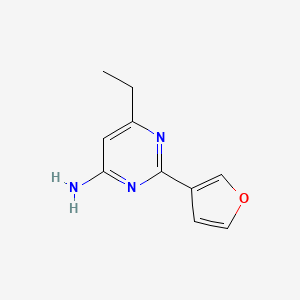 6-Ethyl-2-(furan-3-yl)pyrimidin-4-amine