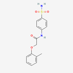 molecular formula C15H16N2O4S B3004482 2-(2-methylphenoxy)-N-(4-sulfamoylphenyl)acetamide CAS No. 349474-43-7