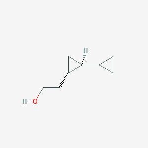 molecular formula C8H14O B3004496 2-[(1S,2S)-2-环丙基环丙基]乙醇 CAS No. 306934-53-2