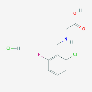 2-((2-Chloro-6-fluorobenzyl)amino)acetic acid hydrochloride