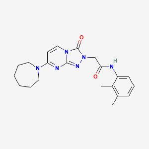B3004527 2-[7-(1-azepanyl)-3-oxo[1,2,4]triazolo[4,3-a]pyrimidin-2(3H)-yl]-N~1~-(2,3-dimethylphenyl)acetamide CAS No. 1251609-19-4