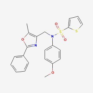 molecular formula C22H20N2O4S2 B3004530 N-(3-methylbutyl)-1-{[2-(2-methylphenyl)pyridin-3-yl]carbonyl}piperidine-4-carboxamide CAS No. 1251641-01-6