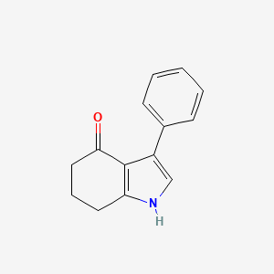 molecular formula C14H13NO B3004536 3-phenyl-1,5,6,7-tetrahydro-4H-indol-4-one CAS No. 6577-97-5