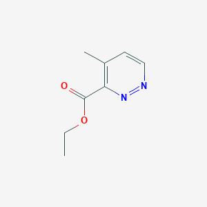 molecular formula C8H10N2O2 B3004556 4-Methyl-pyridazine-3-carboxylic acid ethyl ester CAS No. 98832-79-2