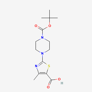 2-(4-(Tert-butoxycarbonyl)piperazin-1-YL)-4-methylthiazole-5-carboxylic acid