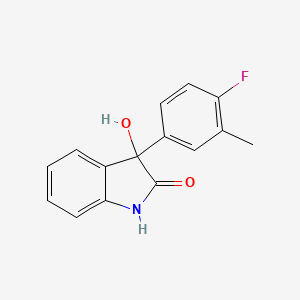 3-(4-fluoro-3-methylphenyl)-3-hydroxy-1,3-dihydro-2H-indol-2-one