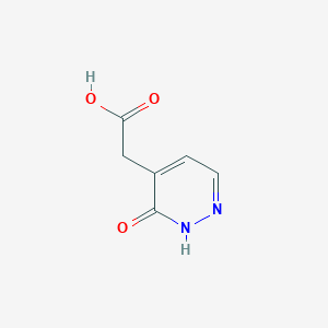 2-(3-Oxo-2,3-dihydropyridazin-4-yl)acetic acid