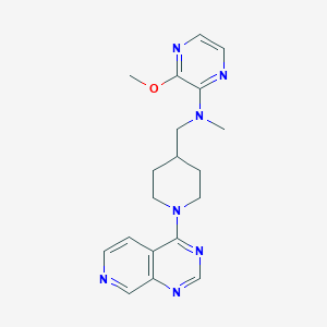 3-Methoxy-N-methyl-N-[(1-pyrido[3,4-d]pyrimidin-4-ylpiperidin-4-yl)methyl]pyrazin-2-amine