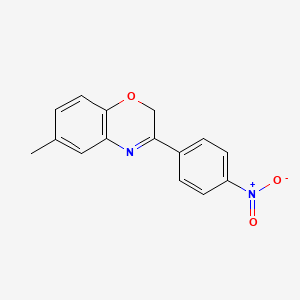 6-methyl-3-(4-nitrophenyl)-2H-1,4-benzoxazine
