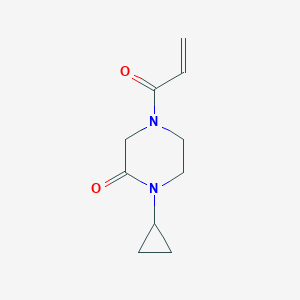 1-Cyclopropyl-4-prop-2-enoylpiperazin-2-one